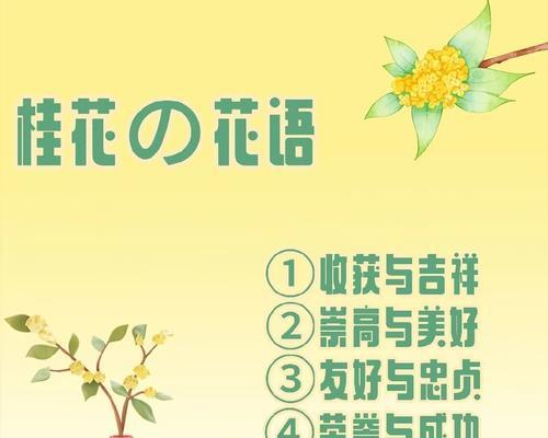 桂花的花语和象征是什么？